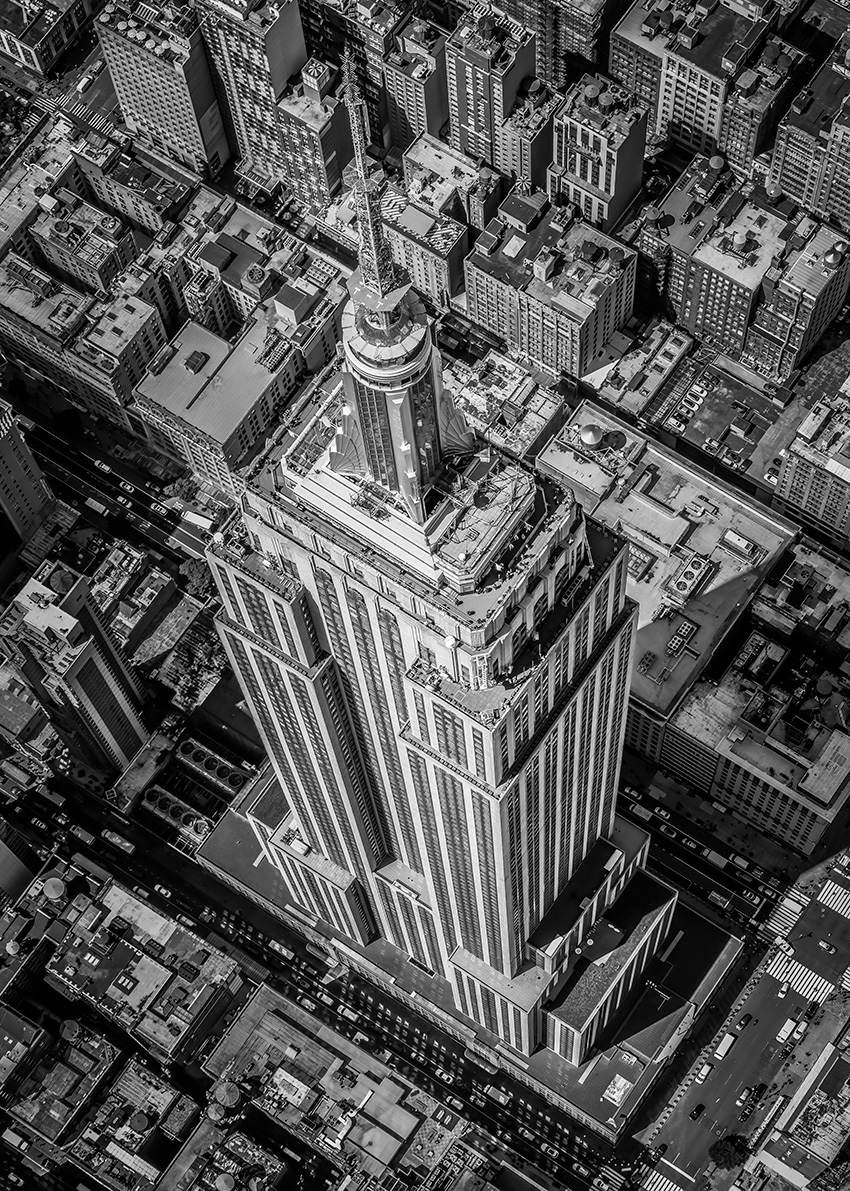 Empire State Building von oben